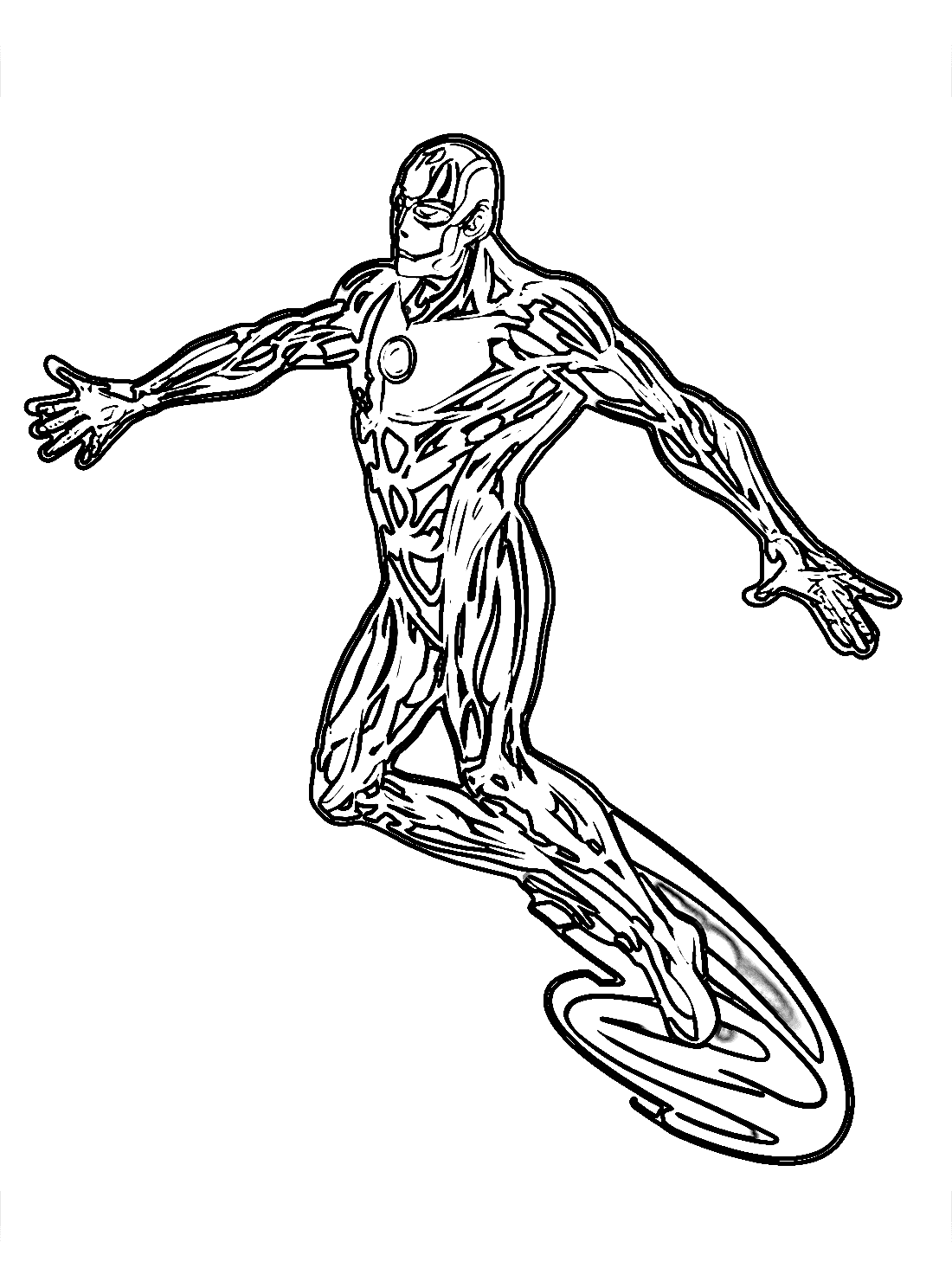 Silver surfer toy