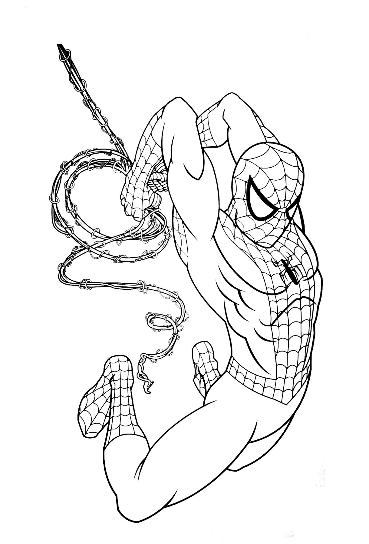 Spiderman Coloring for kids