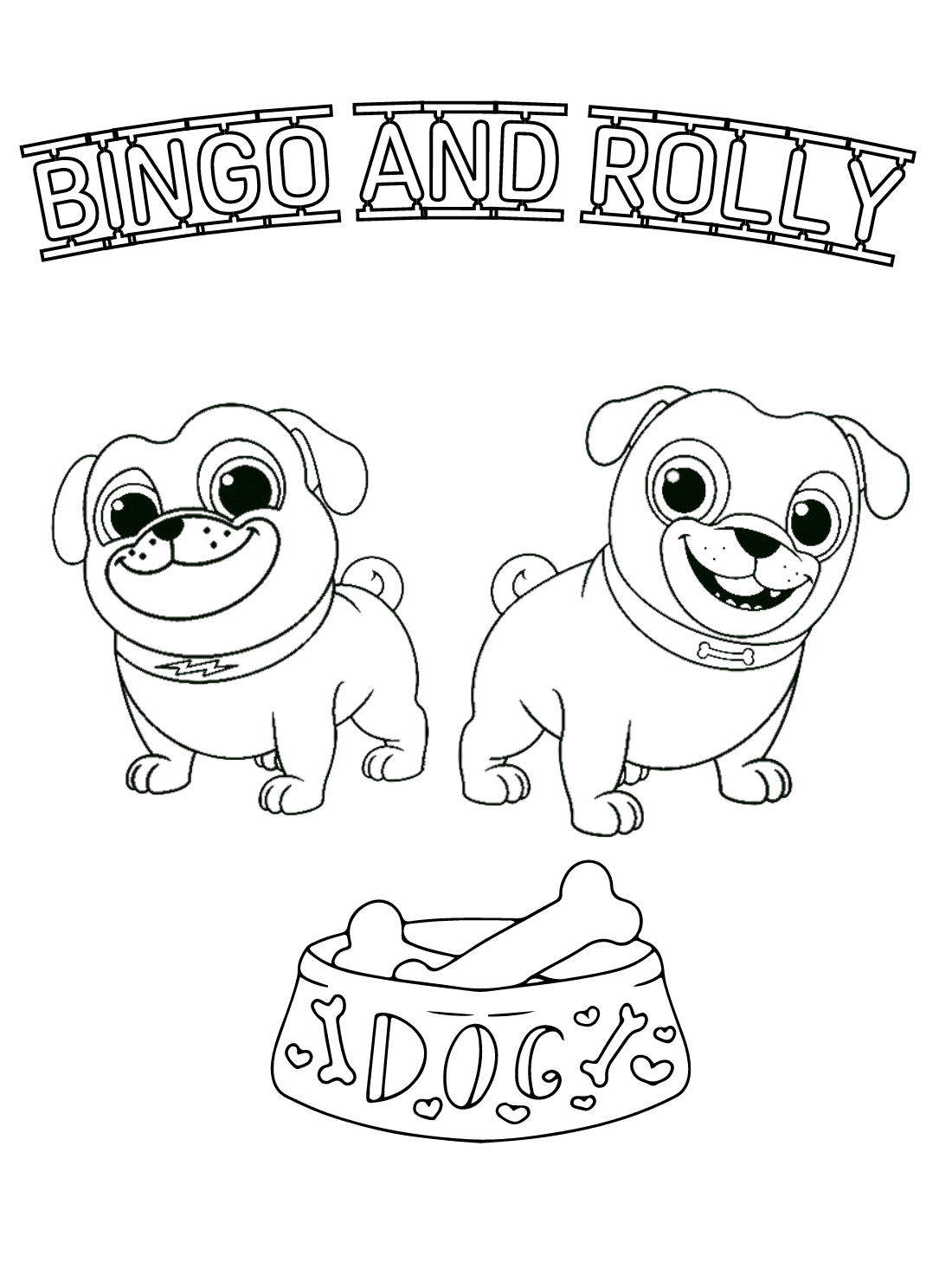 Bingo And Rolly Image For Kids