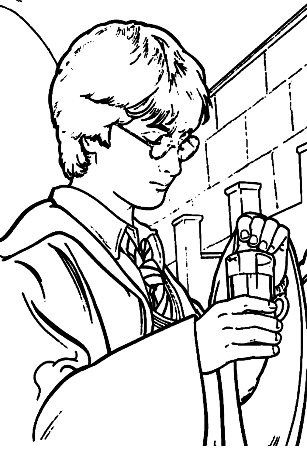 Harry Potter Coloring Pages Free Online For Kids 