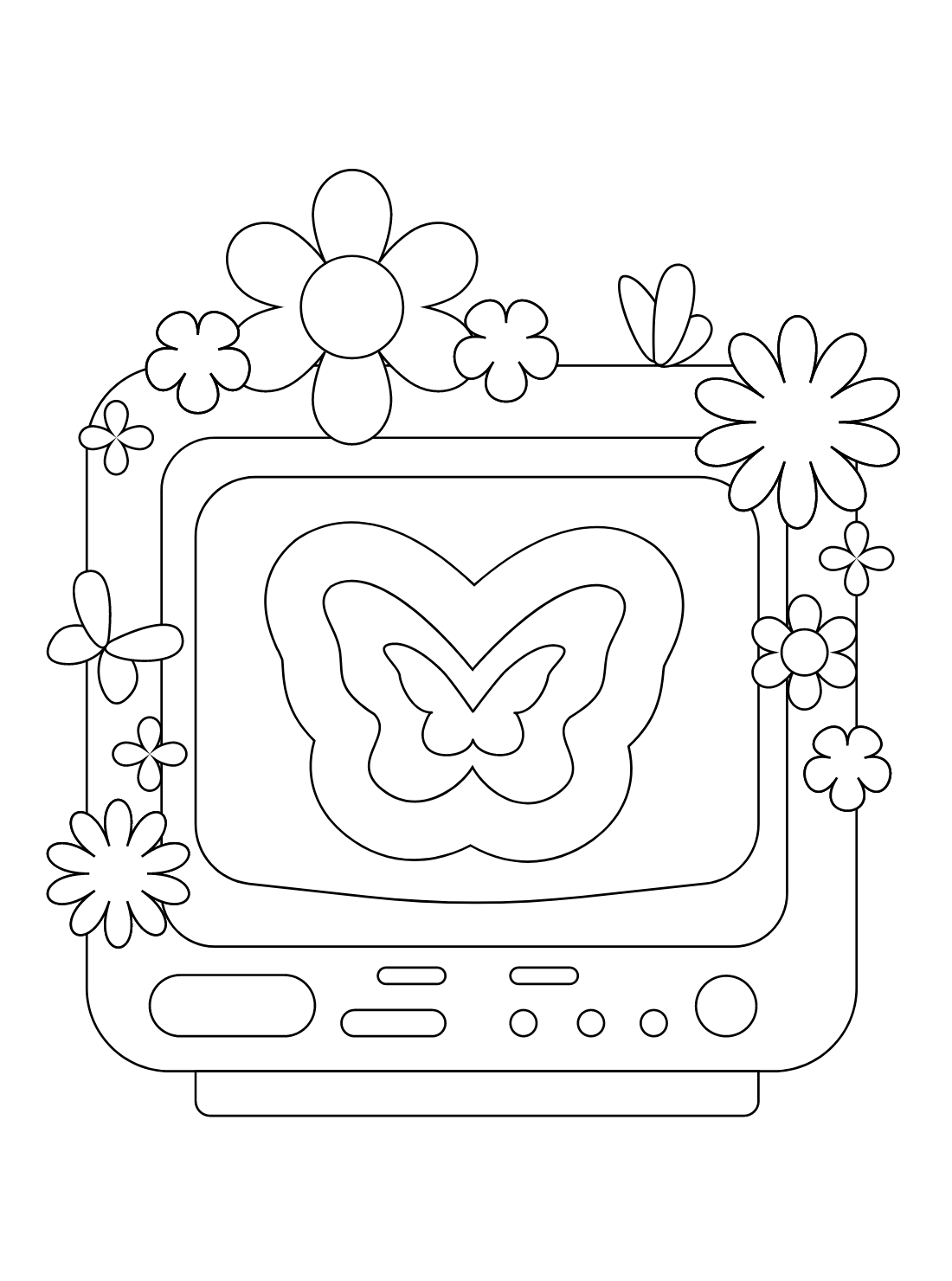 Television and Entertainment Coloring Pages