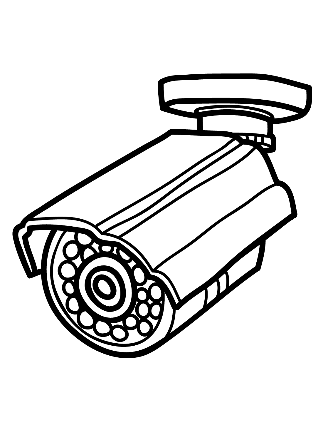 Video Camera Coloring Page