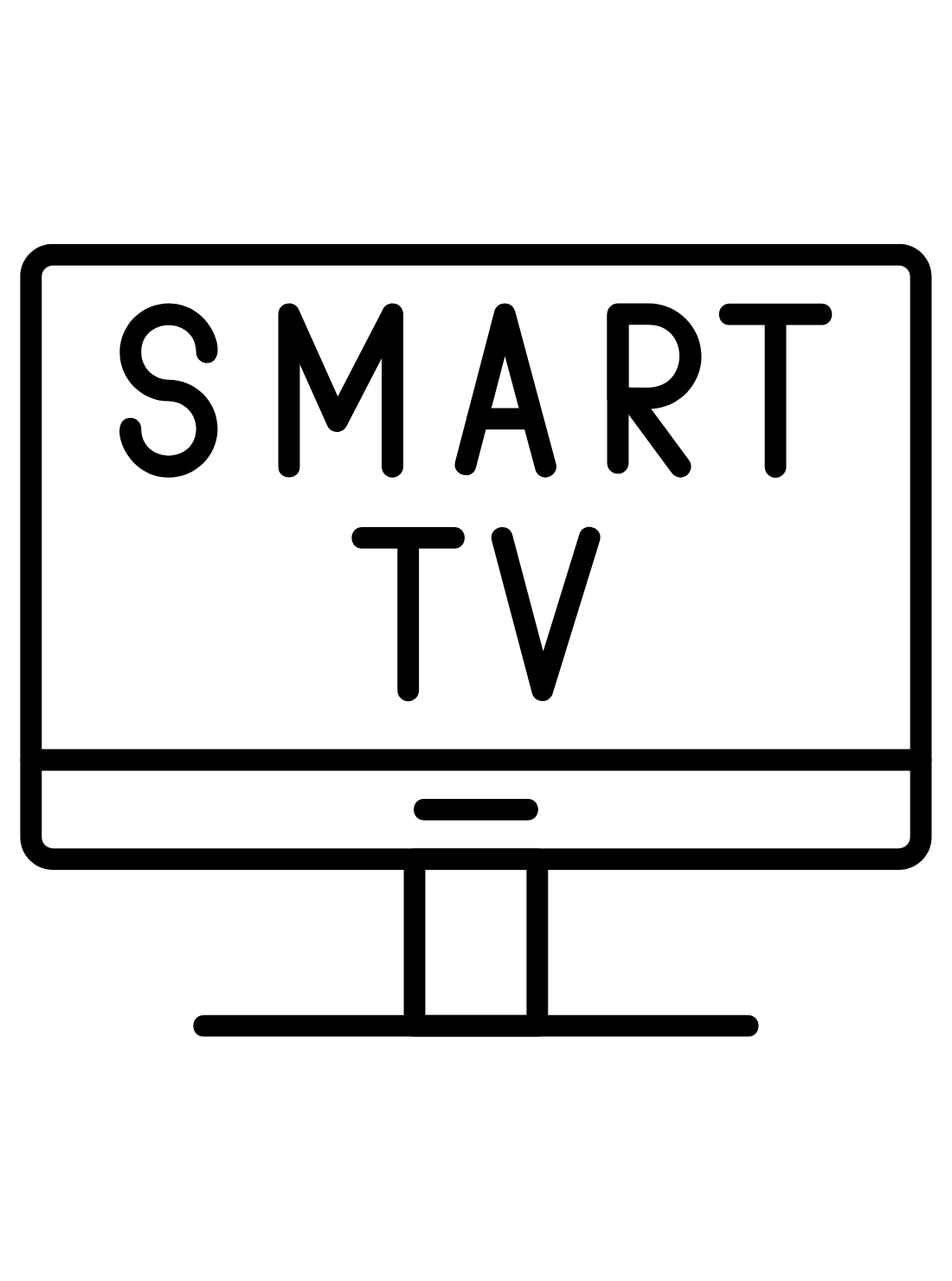Smart Tv Image Coloring Pages