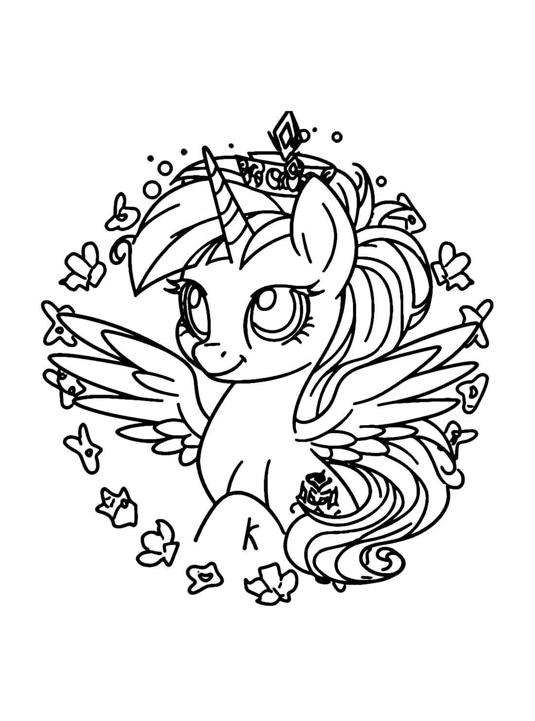 Rainbow Dash Coloring Pages Online