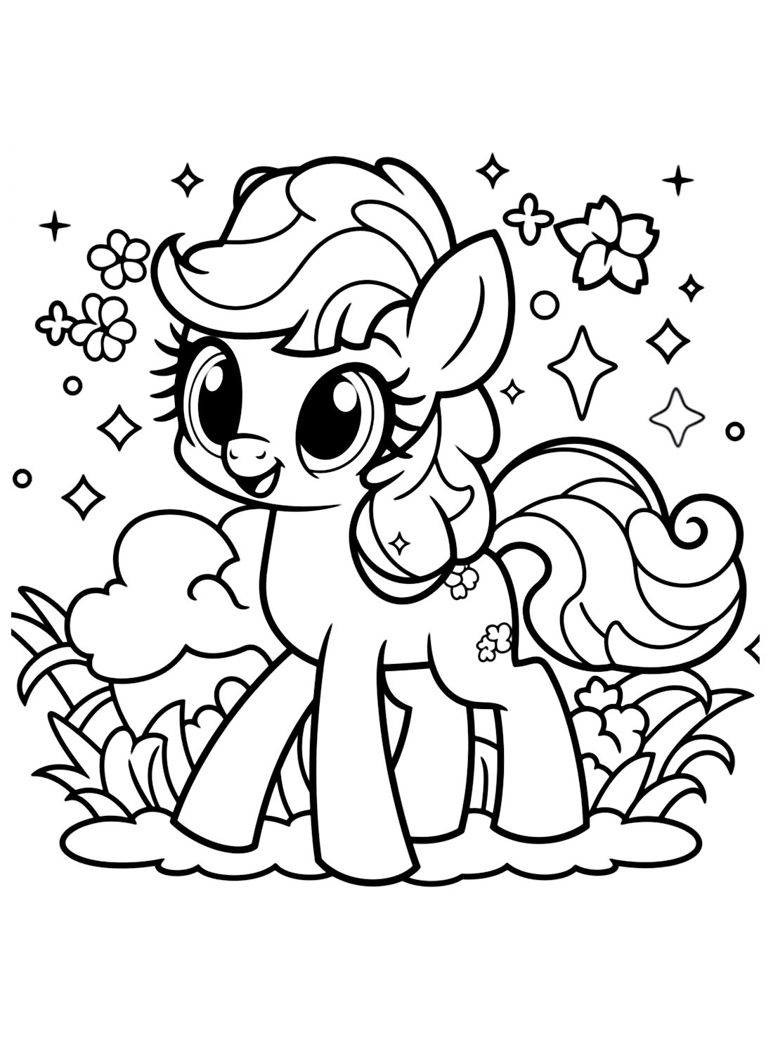 Rainbow Dash My Little Pony Coloring Pages