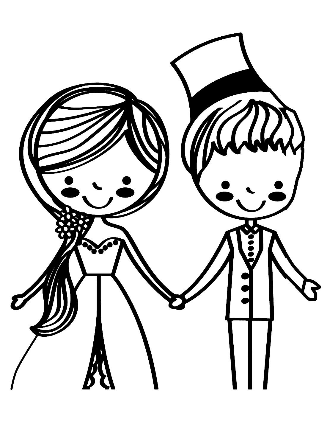 Wedding Bride And Groom