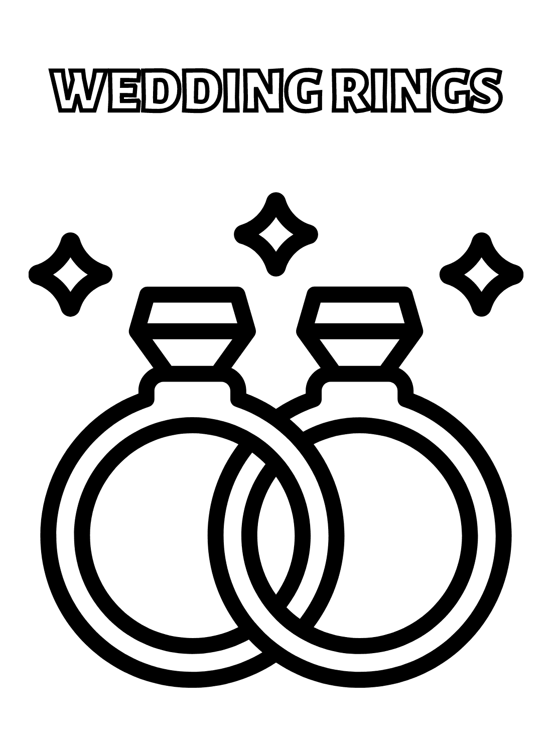 Wedding Rings Printable