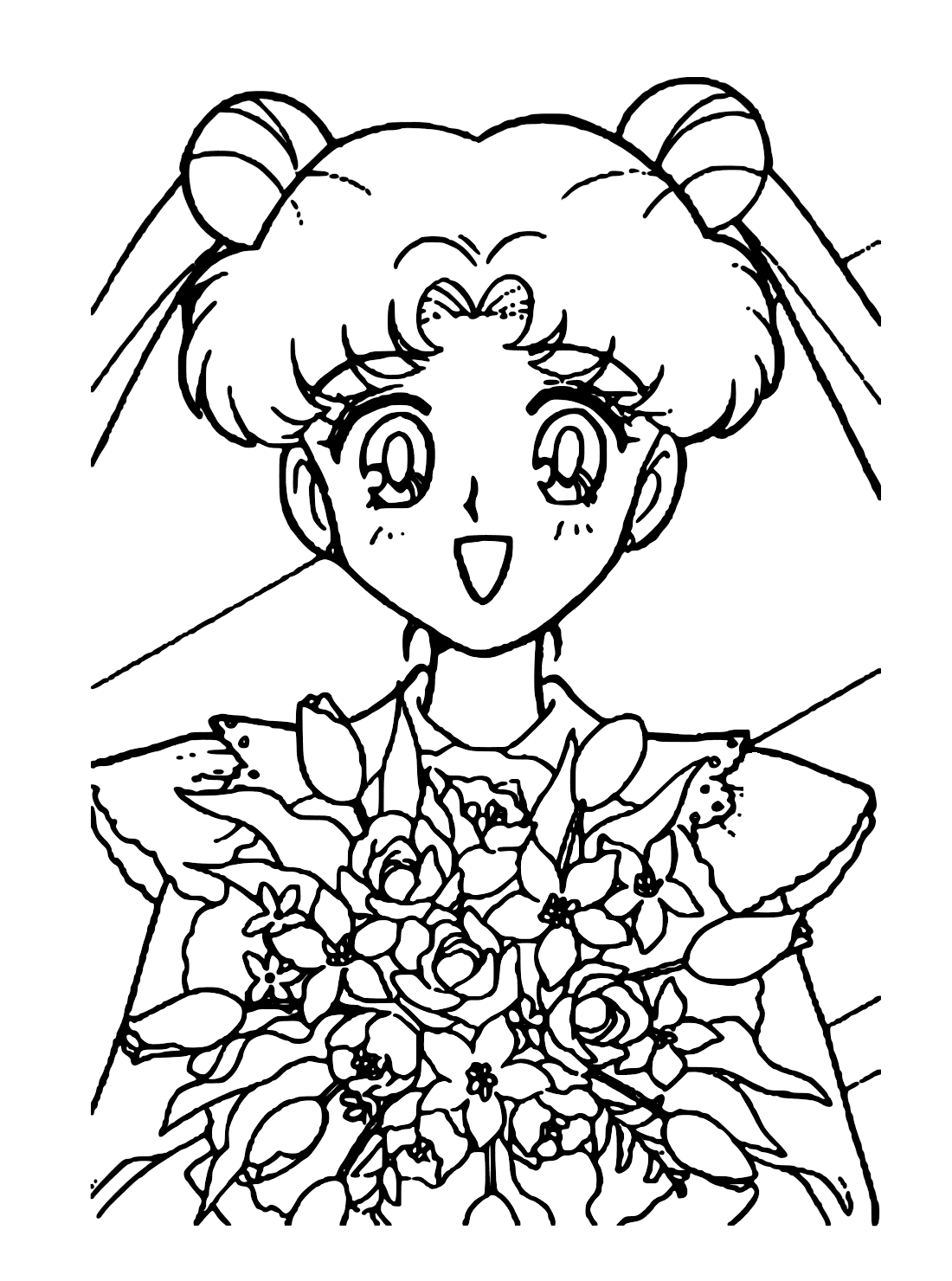 Adult Coloring Pages Chibi Sailor Moon