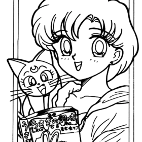 coloring pages of sailor moon